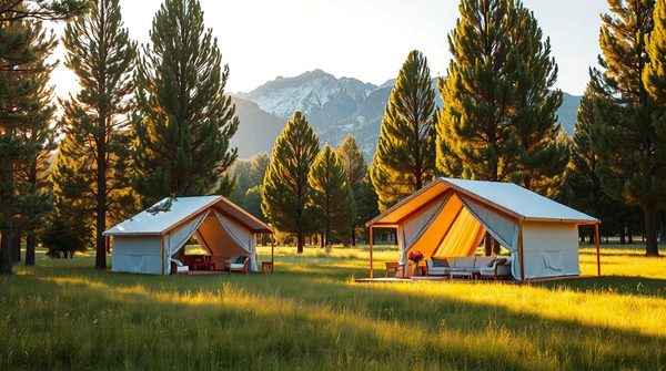 Plongez dans l'univers du camping de luxe en France